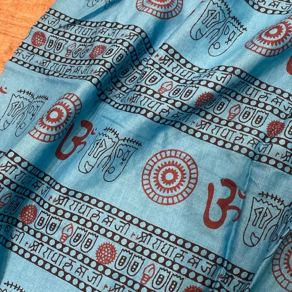 100% cotton India Imported Boho Harem leg pants/ jumpsuit - Picture 3 of 5